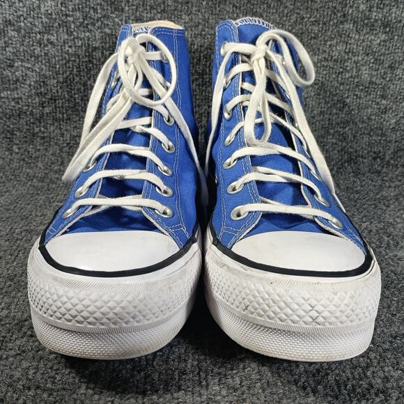 Converse Chuck Taylor All Star Lift Platform Women Size 9 Blue High Top - Picture 4 of 9